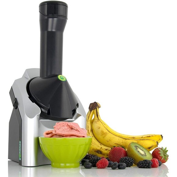 Yonanas Classic Original Healthy Dessert Fruit Soft Serve Maker 200-Watt Silver - Picture 1 of 6